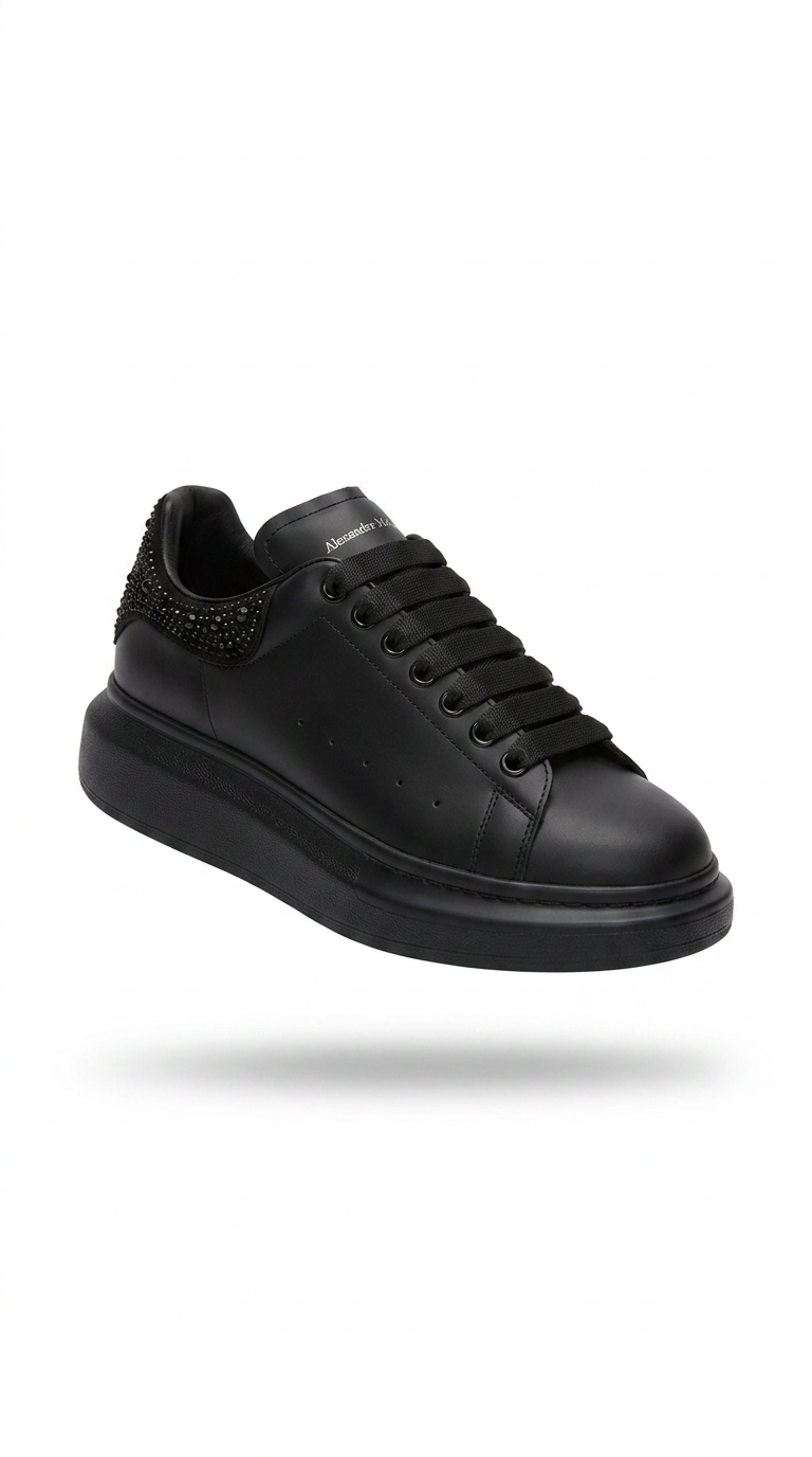 Alexander McQueen Oversized Studded Total Black