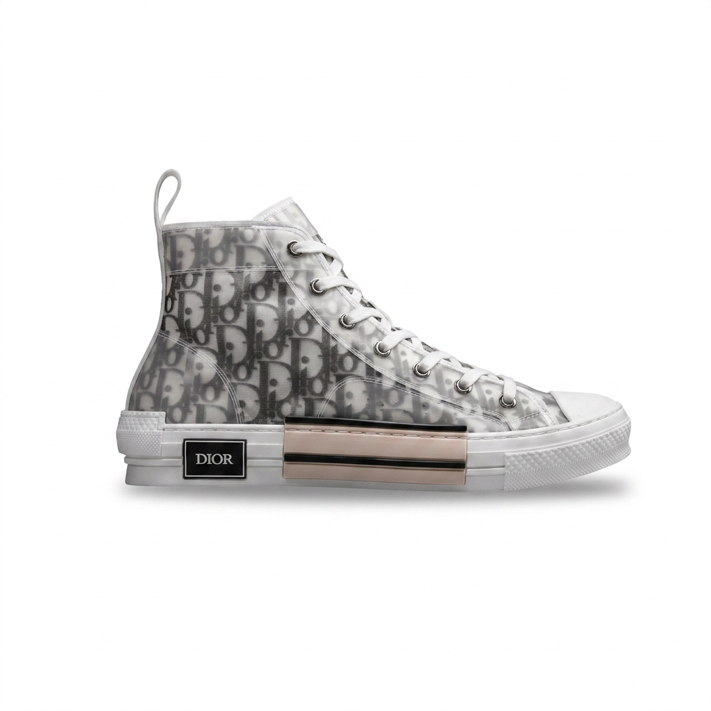 Dior B23 High-Top Oblique White