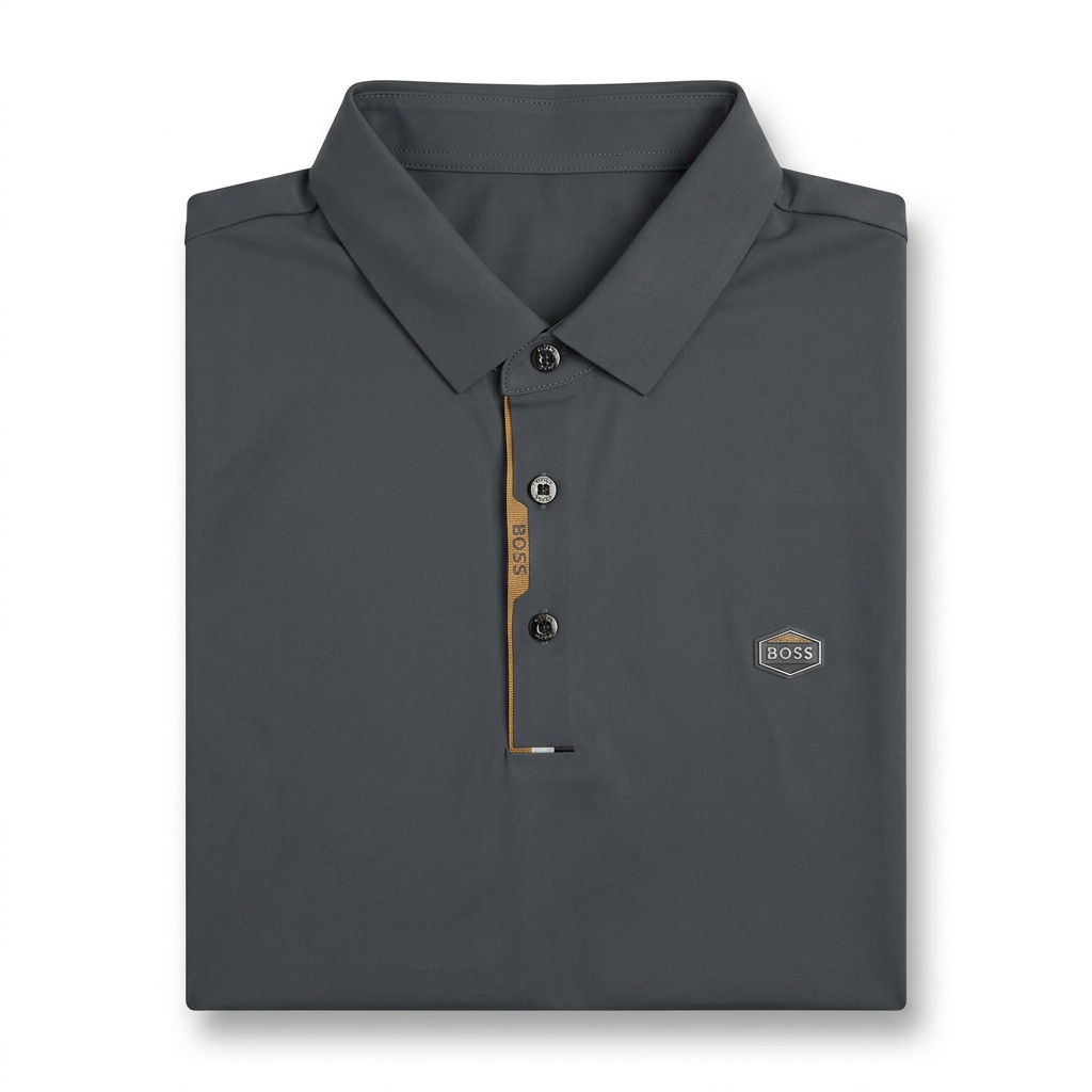 Hugo Boss Polo Tech Charcoal (ORIGINAL)