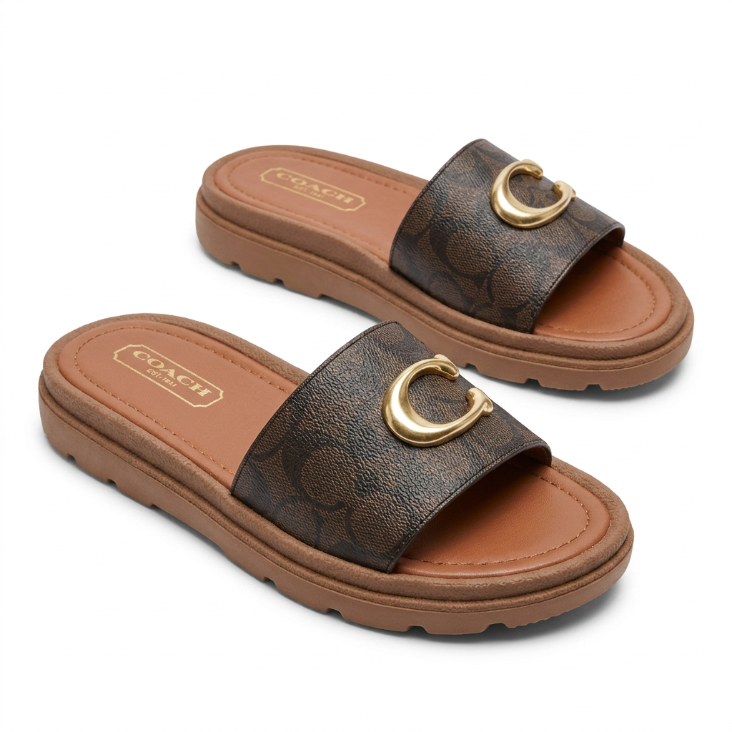Coach Sandalia Slide Sculpted C 1