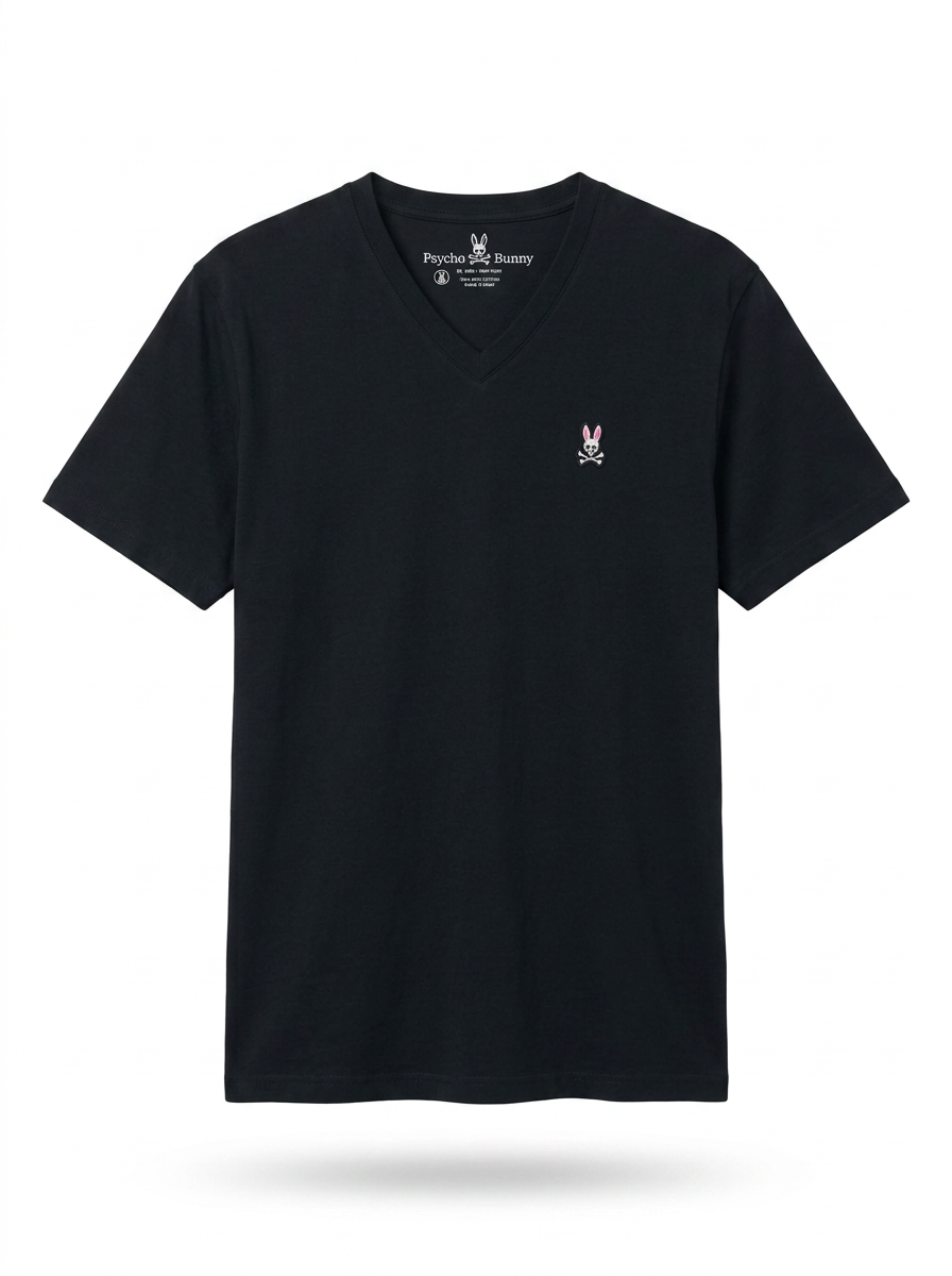 Psycho Bunny Camiseta Manga Corta Black (ORIGINAL)