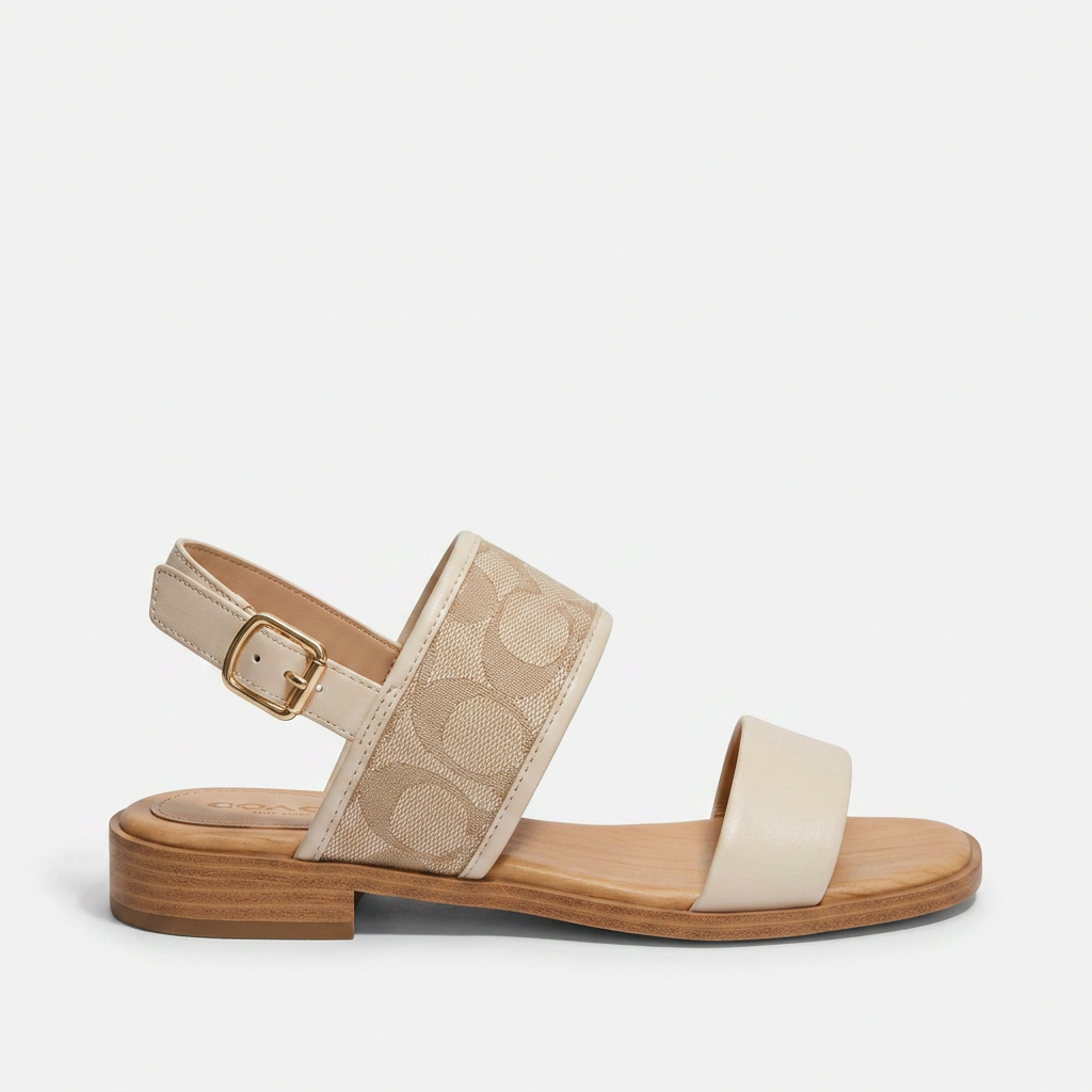 Coach Sandalia Two-Strap Signature 2