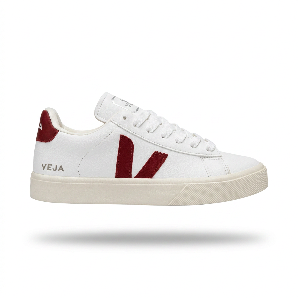 Veja Campo Extra White Rococo Red