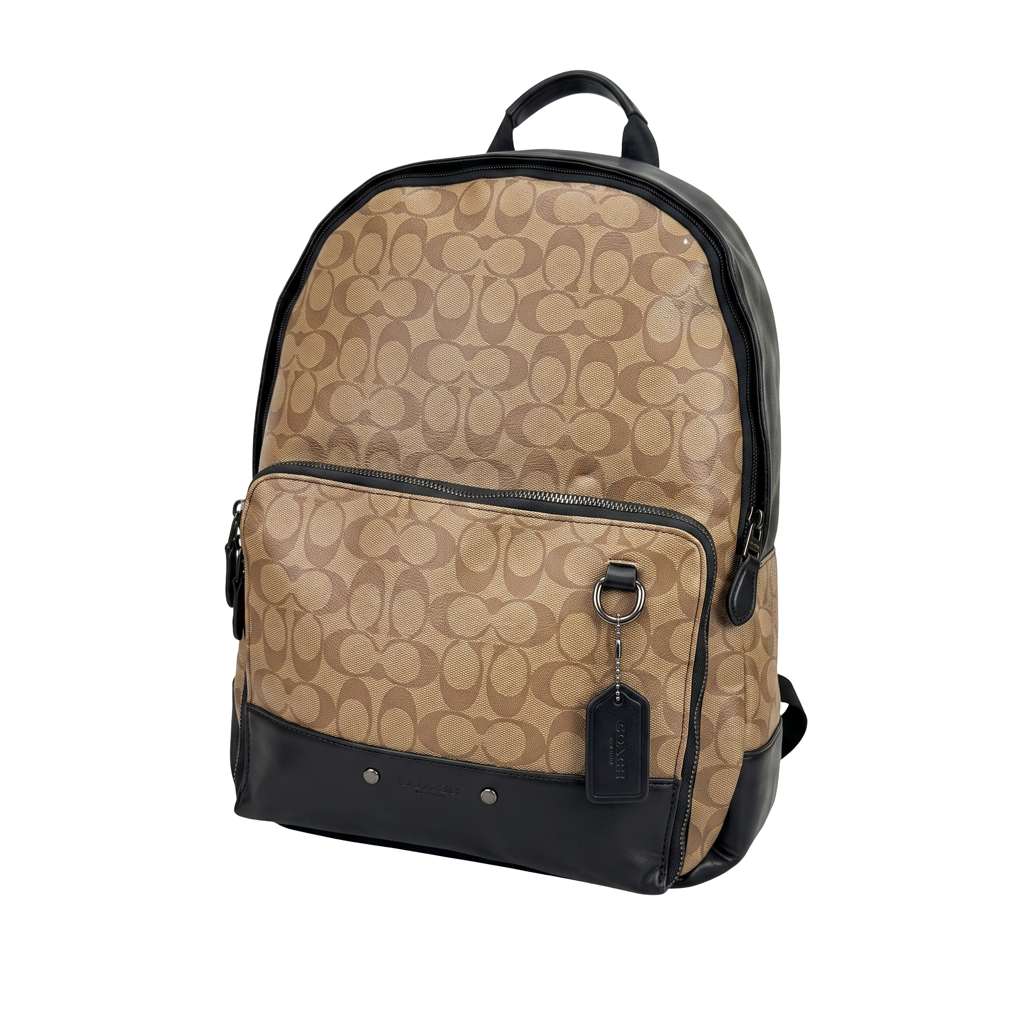 Coach West Backpack in Signature Canvas 2