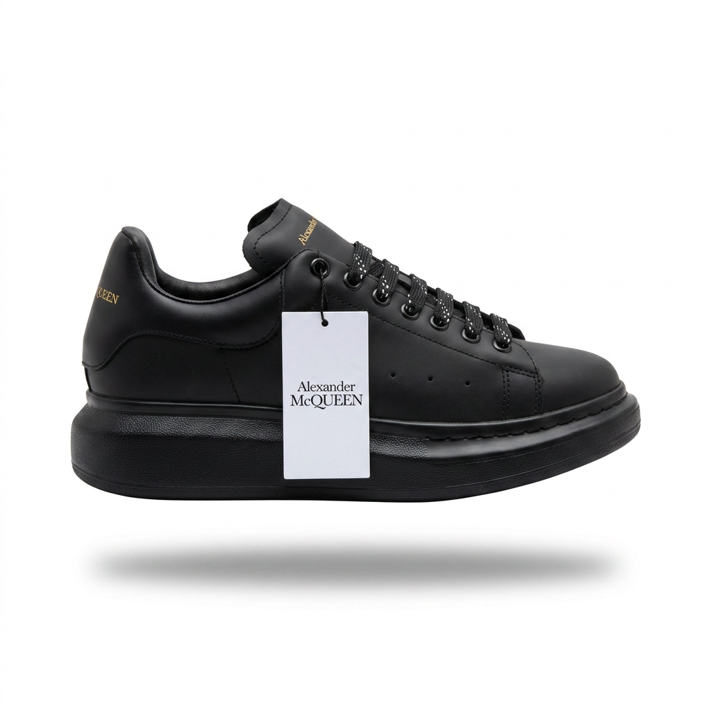 Alexander McQueen Oversized Sneaker Total Black 2