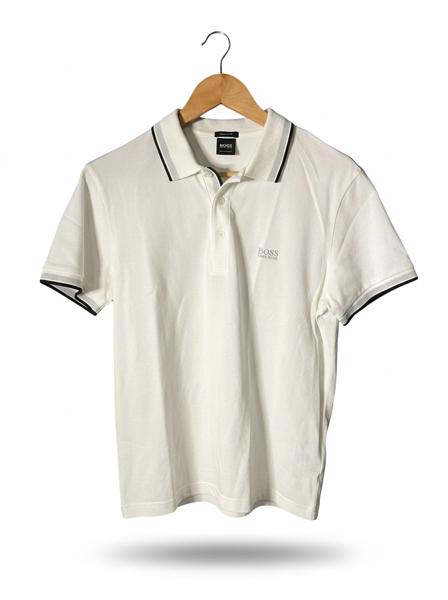 Hugo Boss Polo Piqué White