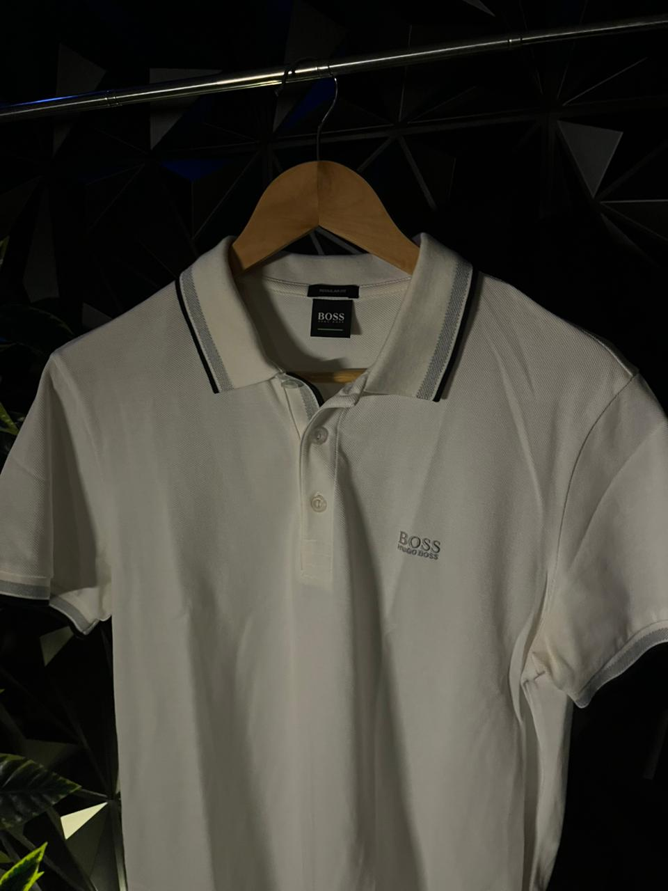 Hugo Boss Polo Piqué White